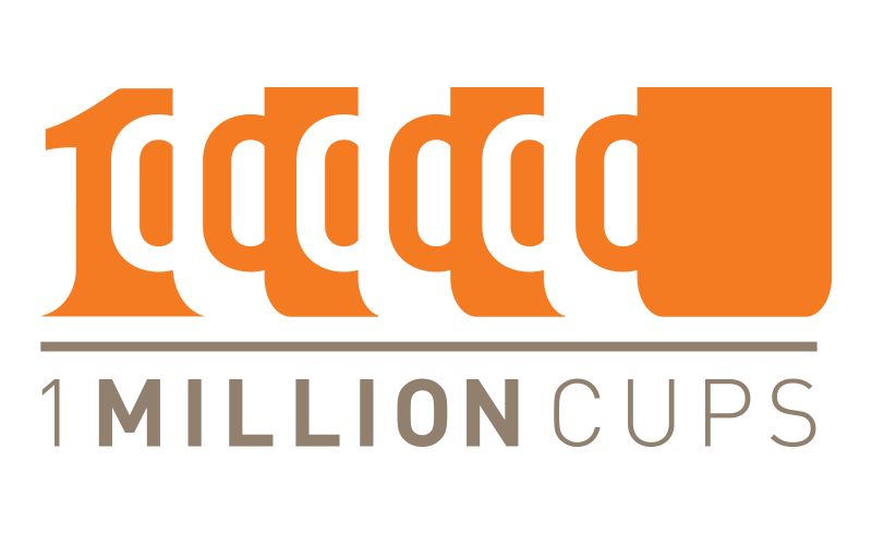 1 million cups orange logo