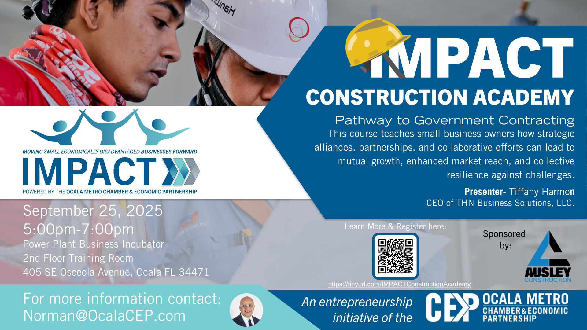 Impact Construction Academy Flyer September