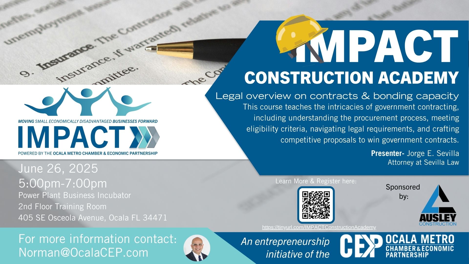 Impact Construction Academy Flyer June